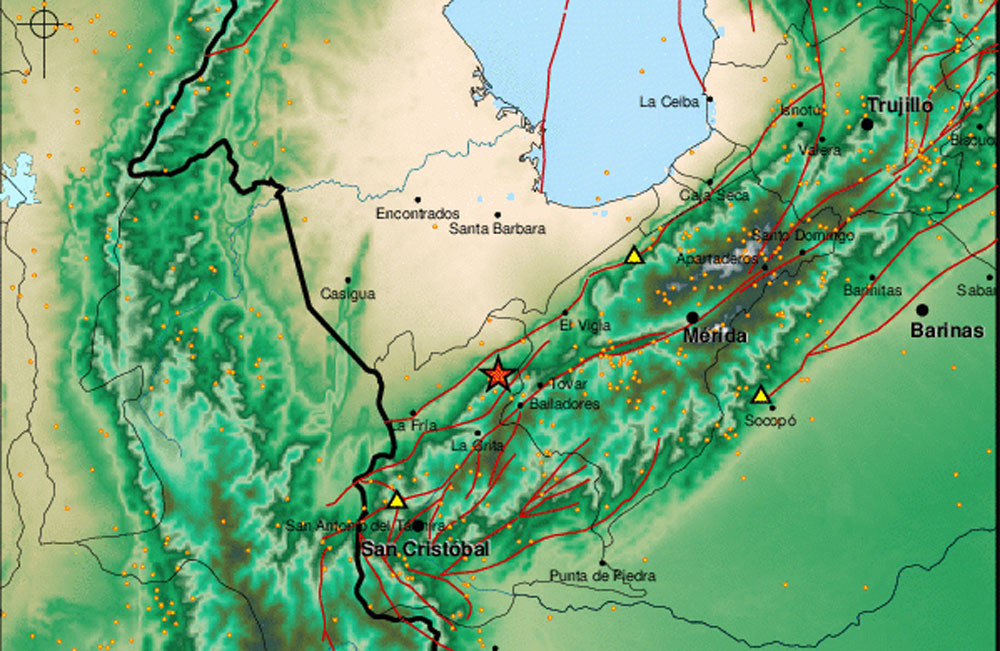 Sismo de 4,8 y varias réplicas sacudieron Mérida este sábado