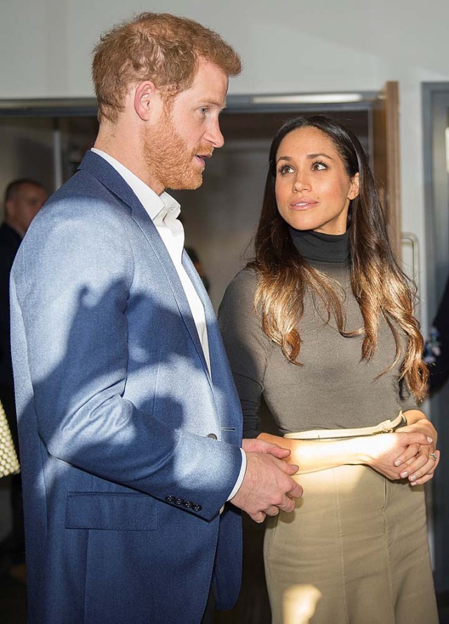 Britain's Prince Harry and his fiancee Meghan Markle visit the Nottingham Academy school in Nottingham, Britain, December 1, 2017. REUTERS/Andy Stenning/Pool