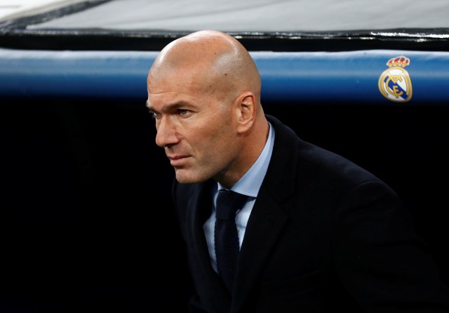 Foto de archivo del DT del Real Madrid, Zinedine Zidane. Dic 6, 2017   REUTERS/Juan Medina