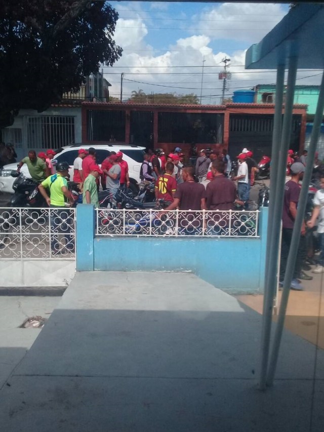 Sede del partido Progreso en Fundacion Mendoza visitada por colectivos de paz // Foto Cortesía