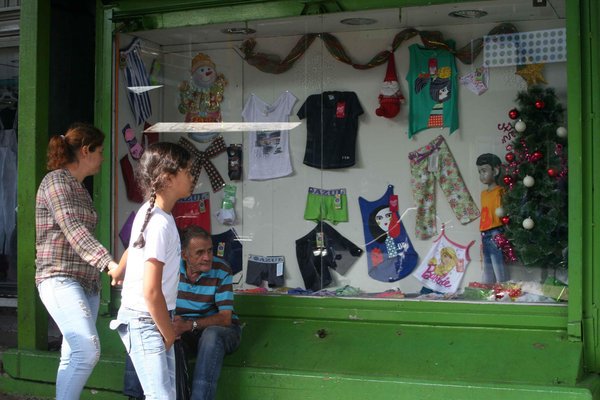 San Cristóbal sin un ambiente navideño