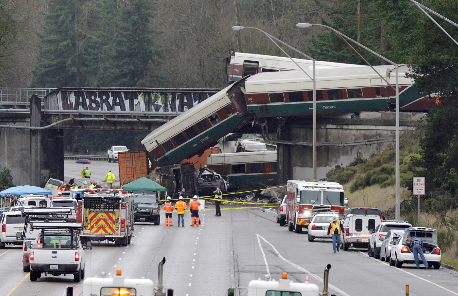 Tren siniestrado en EEUU circulaba mucho más rápido de lo permitido