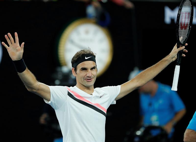 Roger Federer pasa a semifinales del Abierto de Australia