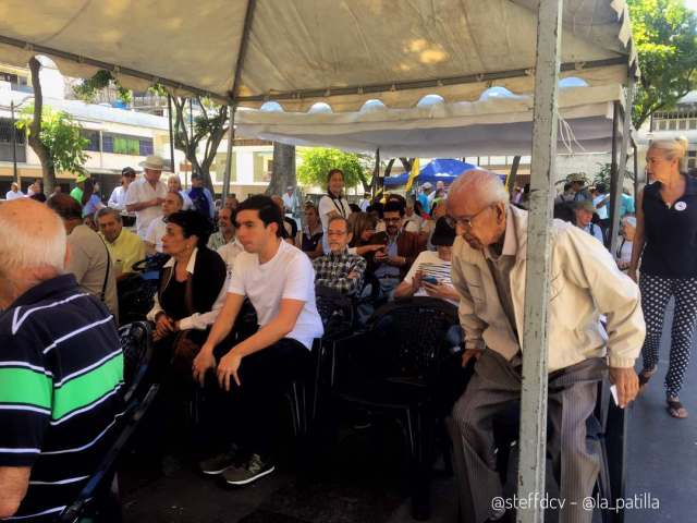 Foto: En Chacao participaron en la validación de PJ y AD. / Steffany Carvajal - LaPatilla.com