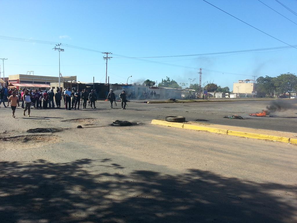 Protesta en Guayana por falta de transporte público #22Ene