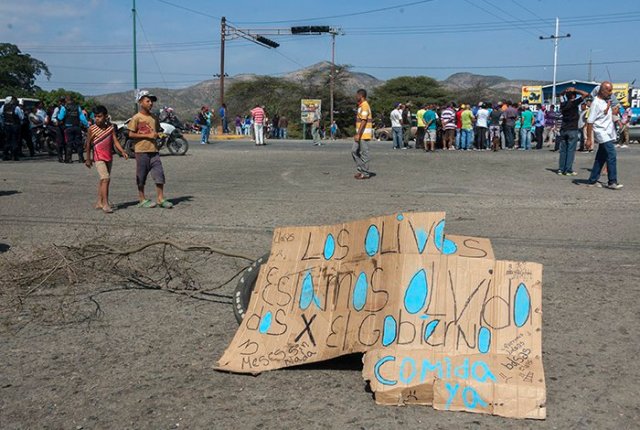 protesta comida lara