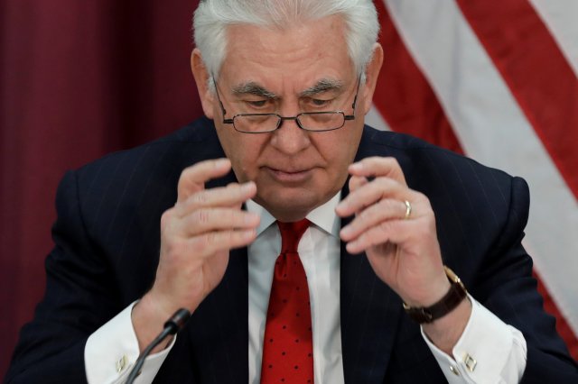 Rex Tillerson. REUTERS/Yuri Gripas