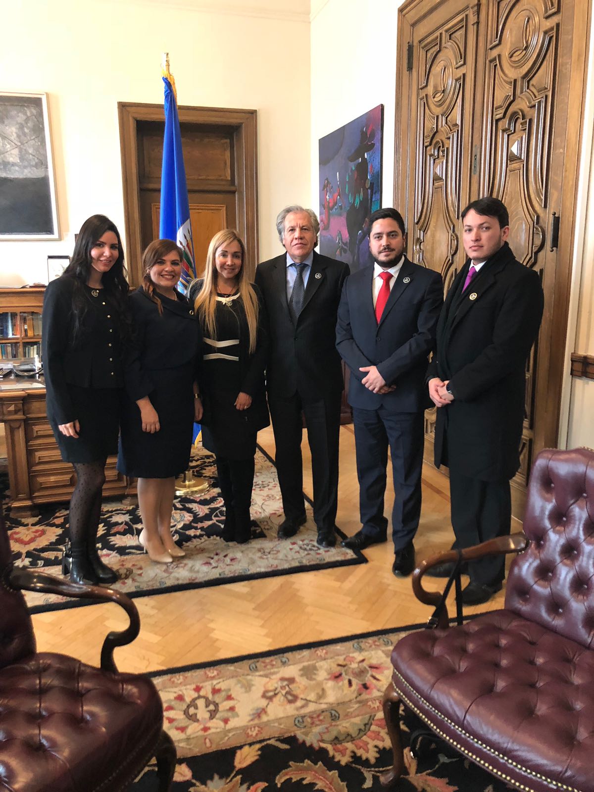 Resistencia Venezolana se reunió con Almagro para solicitar una intervención humanitaria (fotos)