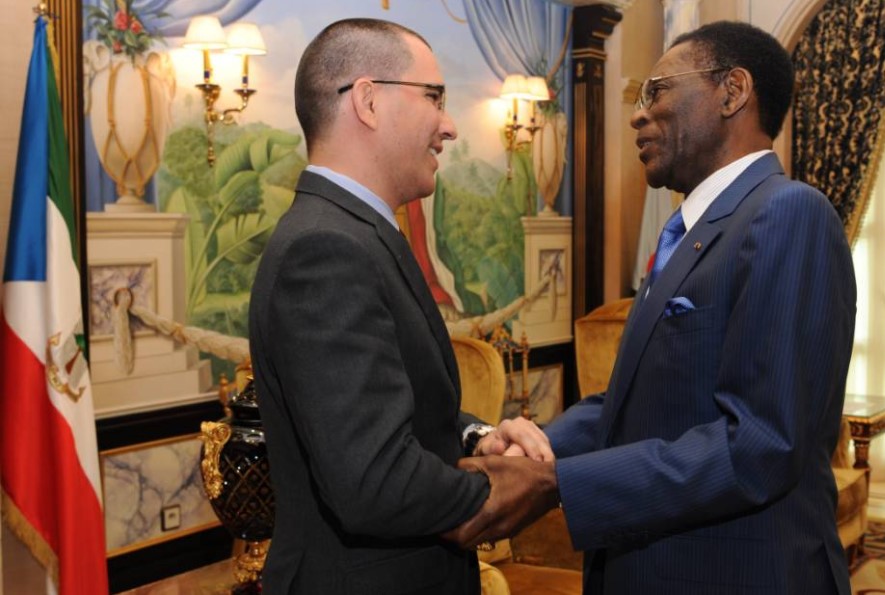 Arreaza sigue de paseo por el mundo: Visita Guinea Ecuatorial