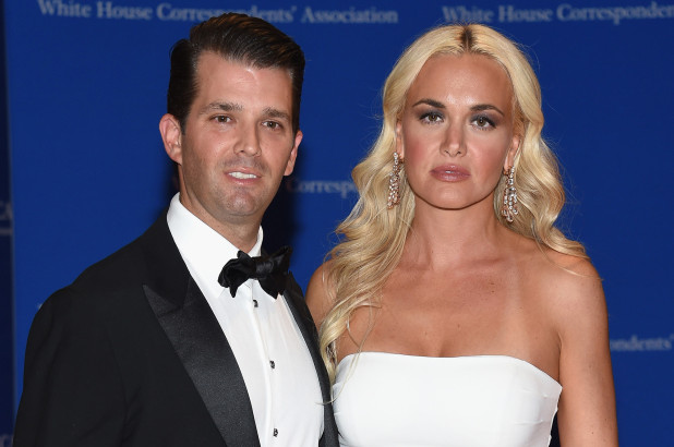 Donald Trump Jr. y su esposa Vanessa