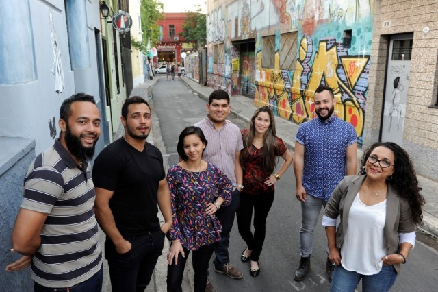 Maryo, tiene 32 años, y lleva 5 viviendo en Buenos Aires. (Ariel Grimberg)