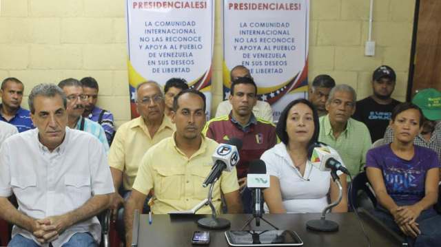 Coalición “Unidos por Yaracuy” no está en contra del voto y afirma que no hay garantías en las próximas elecciones (Foto: Nota de prensa)