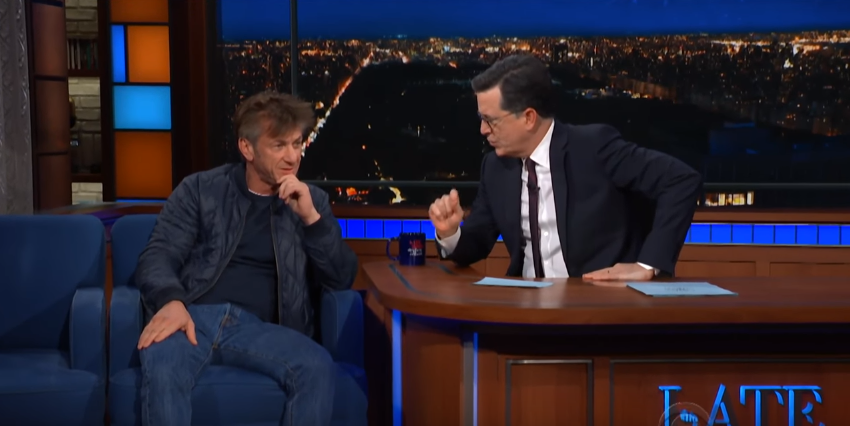 Sean Penn apareció sedado y fumando en una entrevista de TV