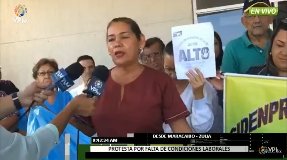 Enfermeros del estado Zulia protestan por falta de insumos médicos #7Mar