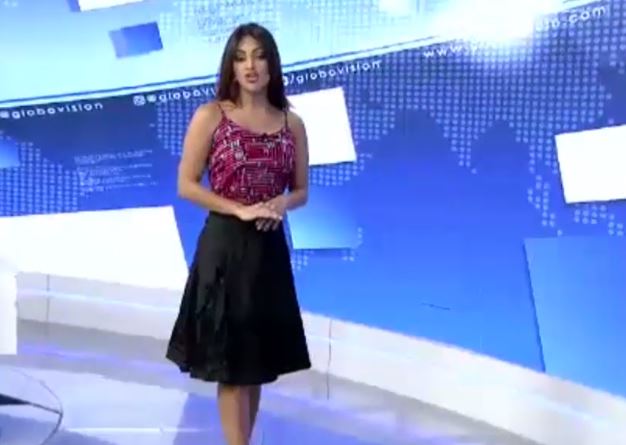 ¡Y no murió allí! Presentadora de Globovisión pide disculpa por la metida de pata