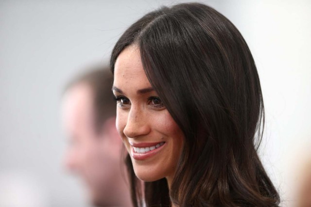 La prometida del príncipe Harry, Meghan Markle, asiste a una recepción con delegados del Commonwealth Youth Forum en el Queen Elizabeth II Conference Centre, Londres, 18 de abril de 2018. Yui Mok / Pool vía Reuters