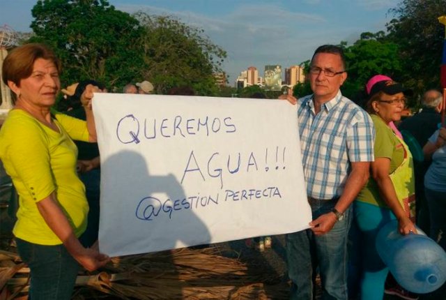 Foto: Protesta por falta de agua en Barquisimeto / elimpulso.com