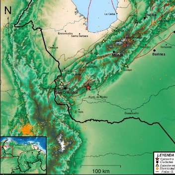 Sismo de 4,7 en Punta de Piedra, estado Barinas