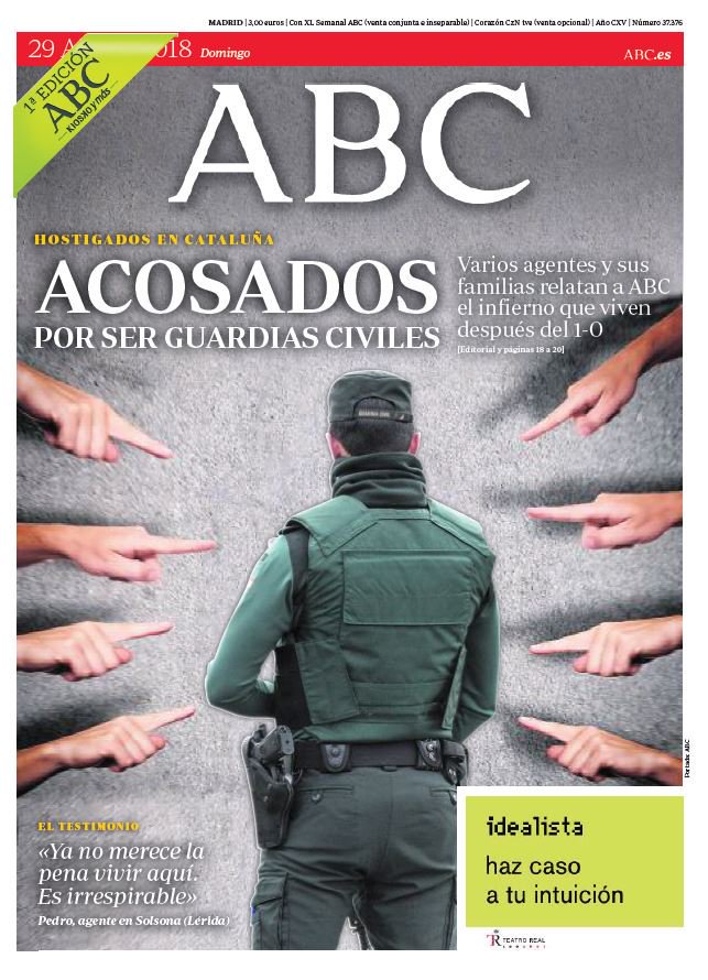 Portadas de la prensa internacional de este domingo 29 de abril de 2018