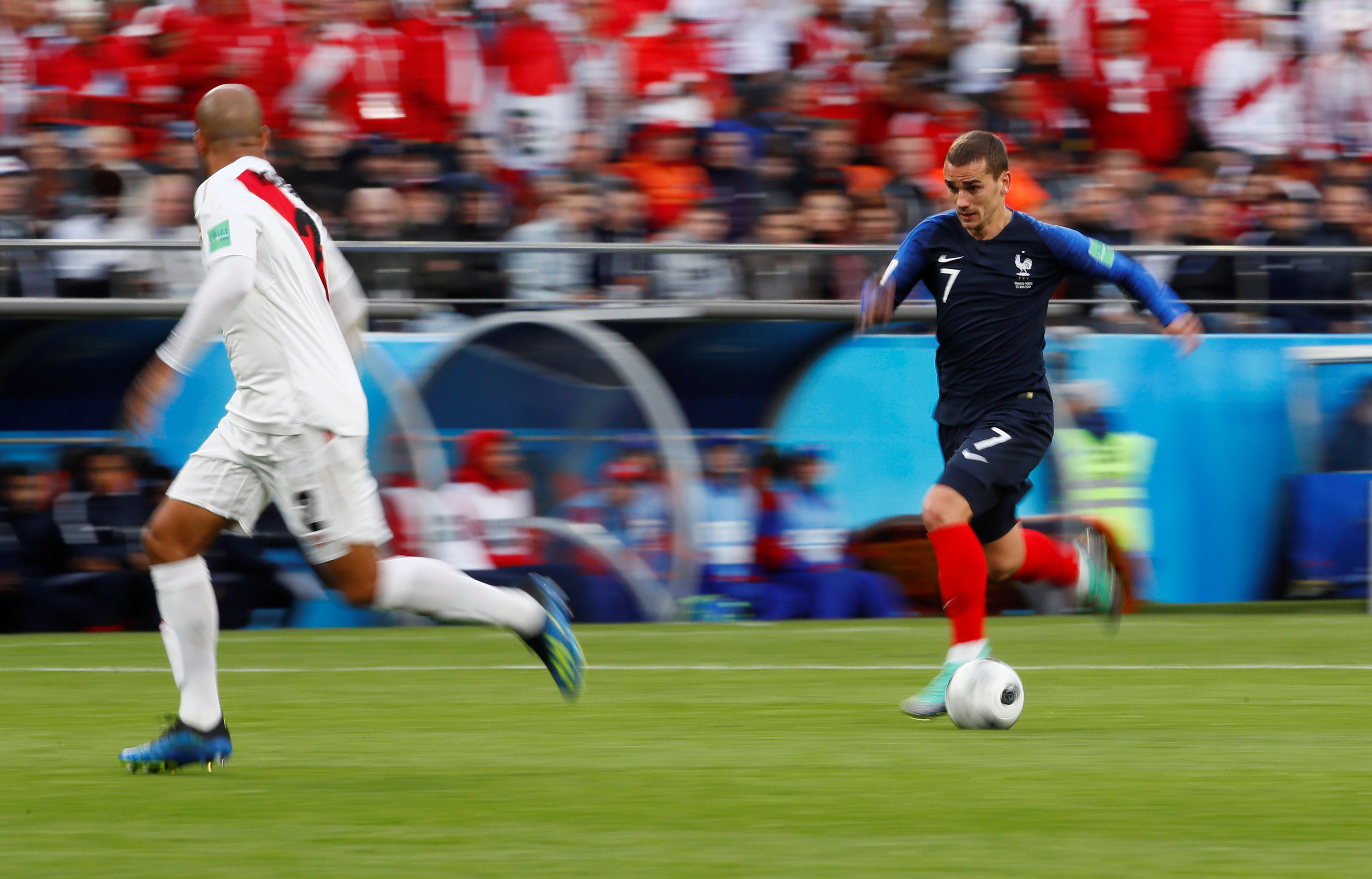 En FOTOS:  Francia deshizo el sueño mundialista de Perú #Rusia2018