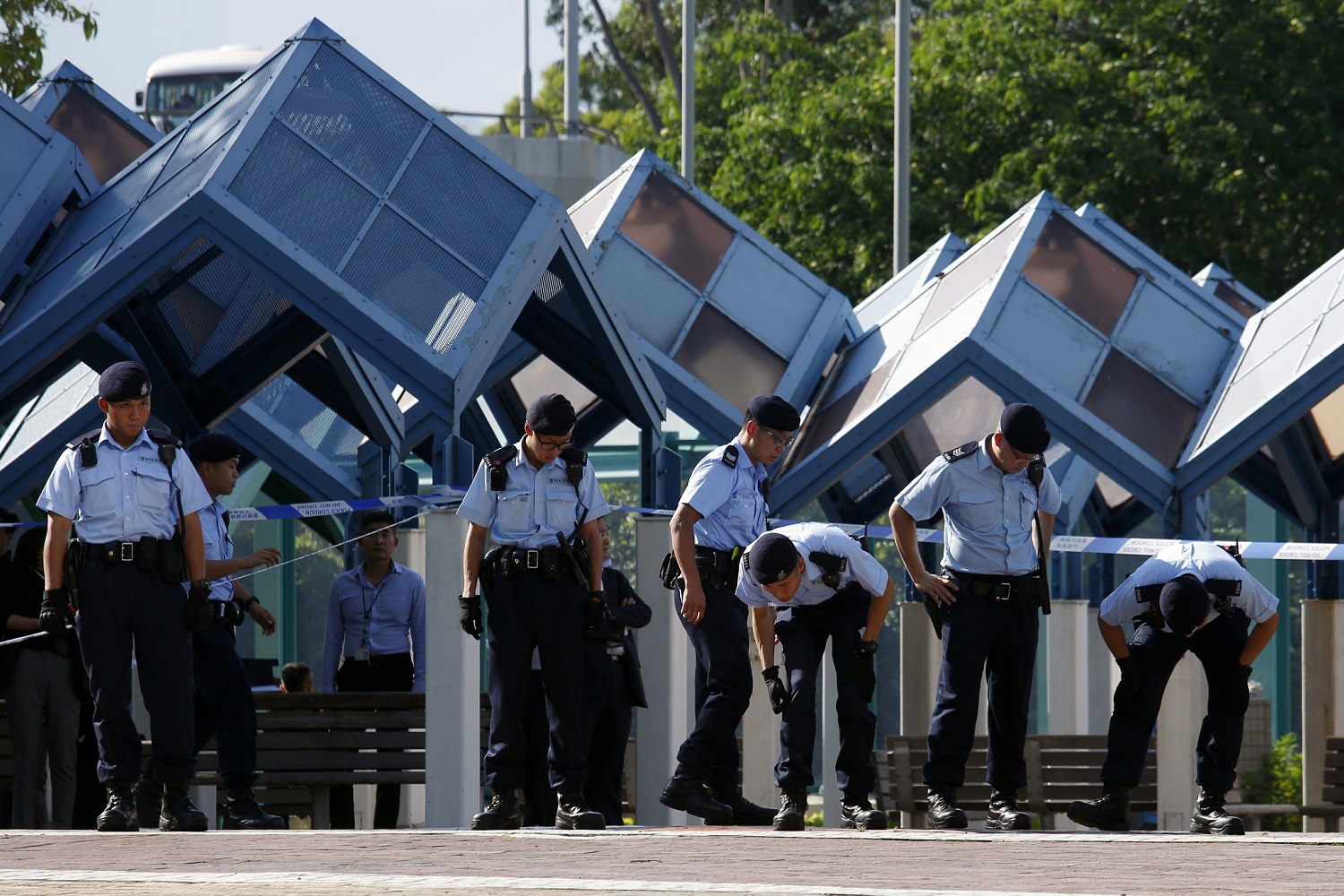 Cuatro heridos en un tiroteo en Hong Kong