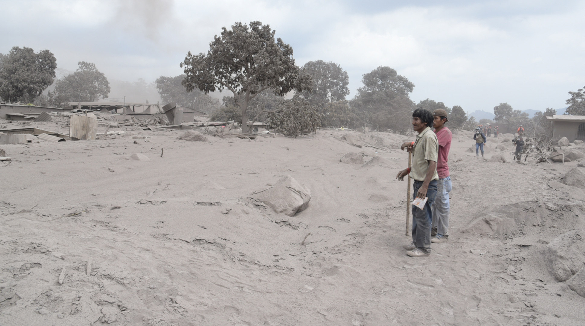 ¡Impactante! Así se ven las zonas cercanas al Volcán de Fuego tras la erupción