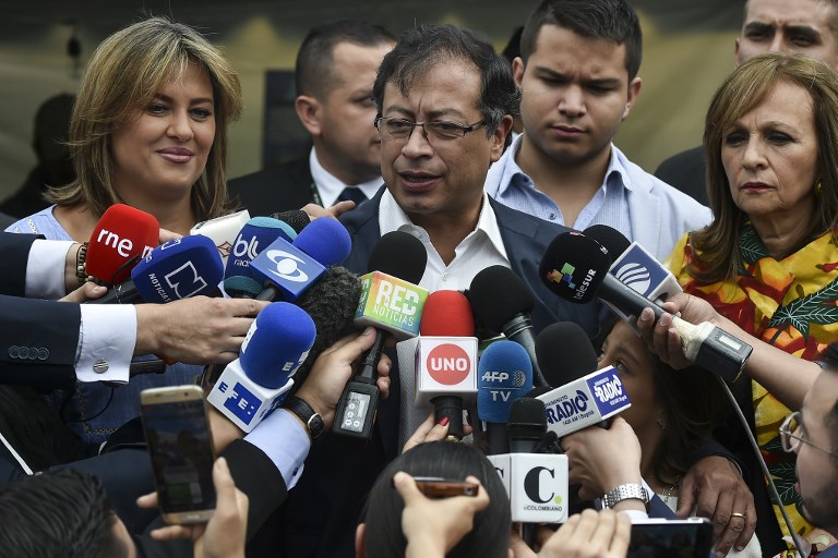 Así reaccionó Gustavo Petro tras conocer los resultados electorales