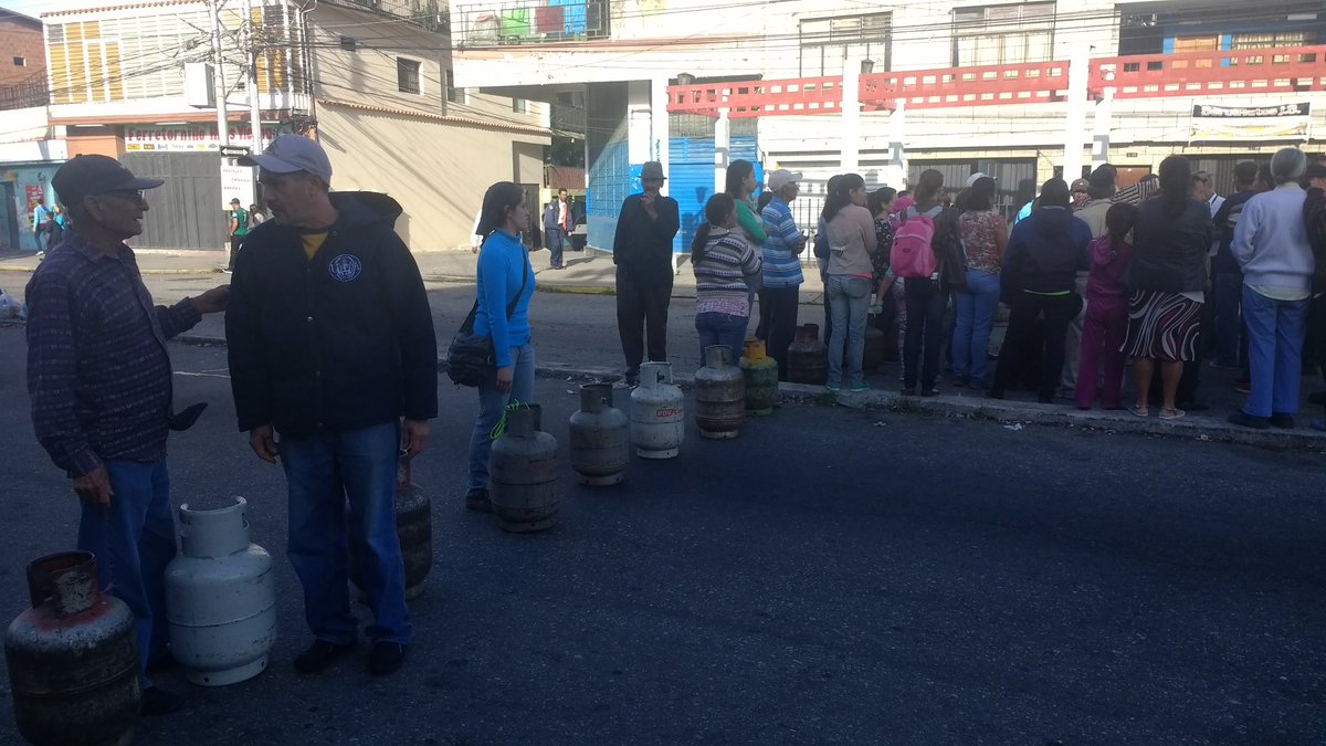 Protesta en Mérida por falta de gas doméstico #1Jun (fotos)