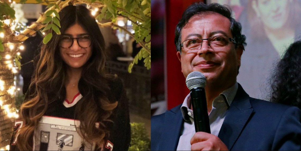 Mia Khalifa, ¿La hija perdida de Gustavo Petro?