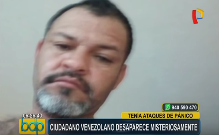 Denuncian la misteriosa desaparición de un venezolano en Perú (video)