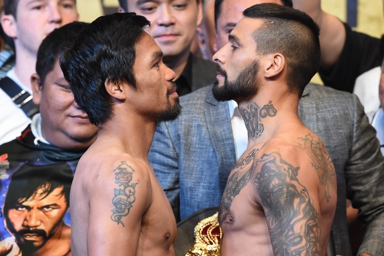 Pacquiao está preparado para recuperar el título tras pesaje con Matthyse