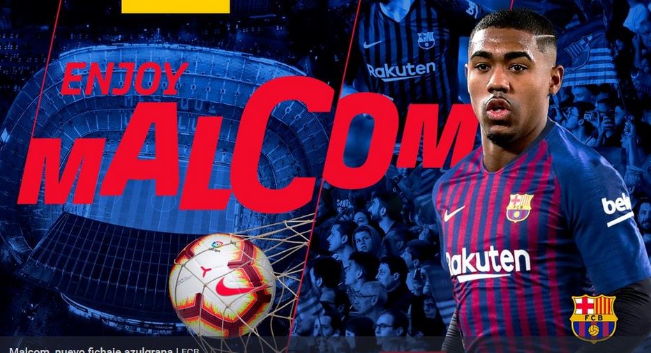 ¡Sorpresa! Malcom es el extremo que llega a Barcelona para descoser el balón