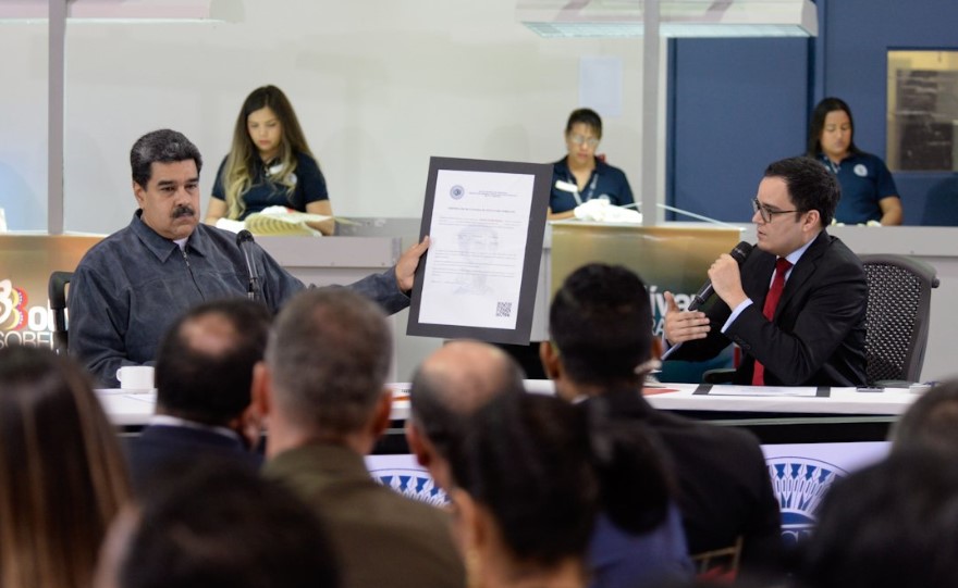 Calixto Ortega informó que los certificados de los lingotes serán emitidos de manera virtual