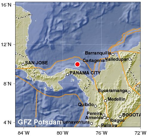 Sismo de magnitud 5,3 sacudió Panamá sin registro de víctimas