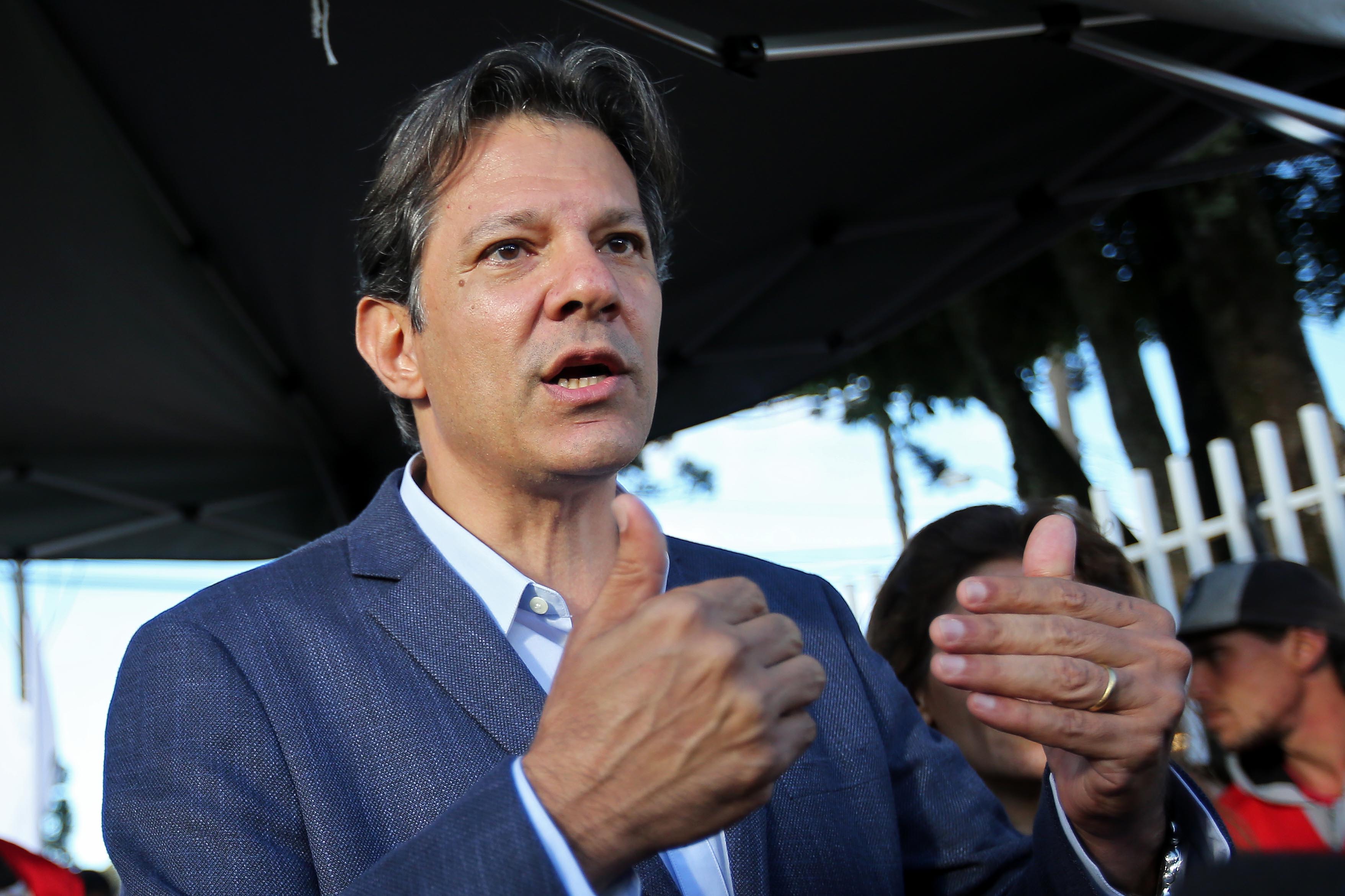 Fiscalía brasileña acusa por corrupción a Haddad, presunto reemplazo de Lula