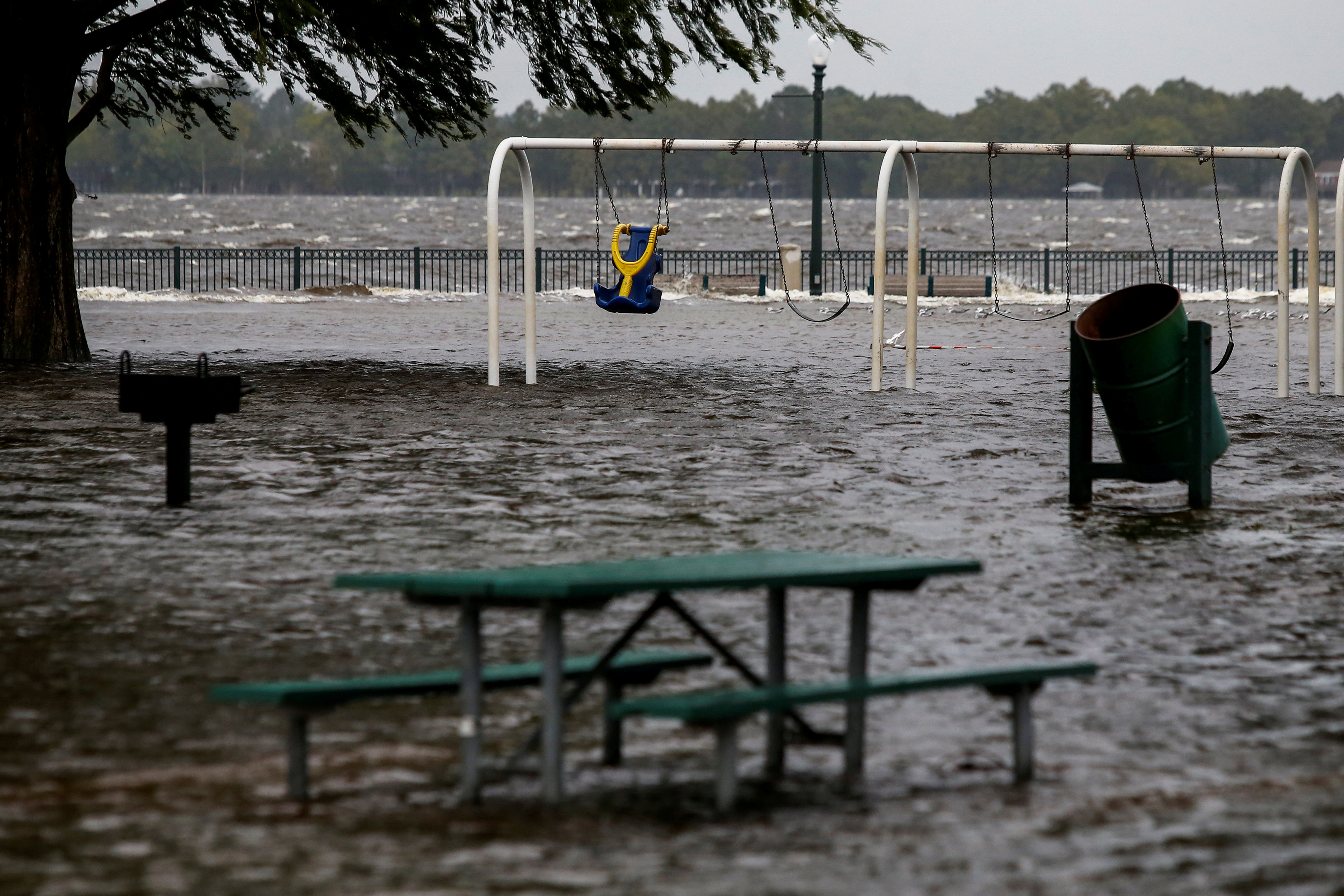 Las fotos del impacto del huracán Florence en la costa este de los Estados Unidos