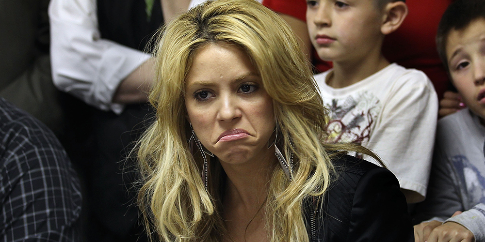 Shakira y su problema de higiene… y hay hasta foto