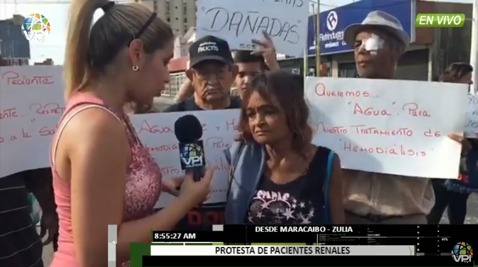 Protesta de pacientes renales en el Zulia #12Sep