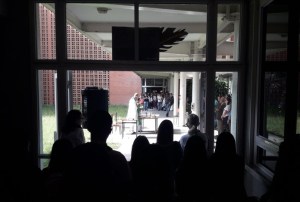 Estudiantes de la Universidad Católica del Táchira oraron por la aparición de estudiantes desaparecidos