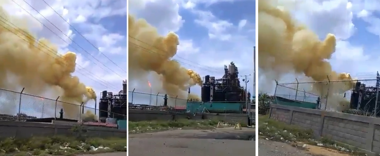 Vecinos reportan accidente en la Refinería de Amuay #11Oct (Fotos)