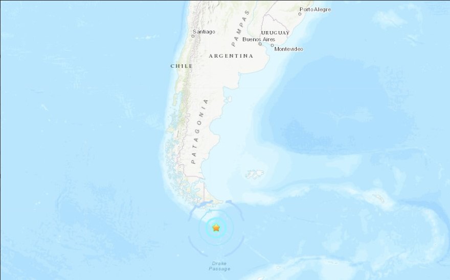 Tres sismos sacuden extremo austral de Chile