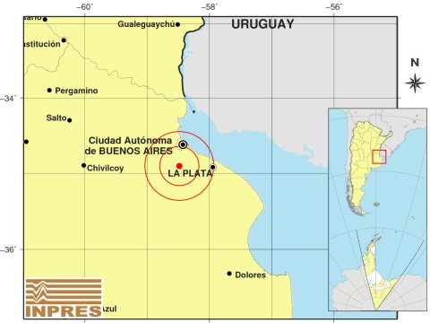 Sismo de 3.8 en Buenos Aires y sus alrededores durante la cumbre del G20