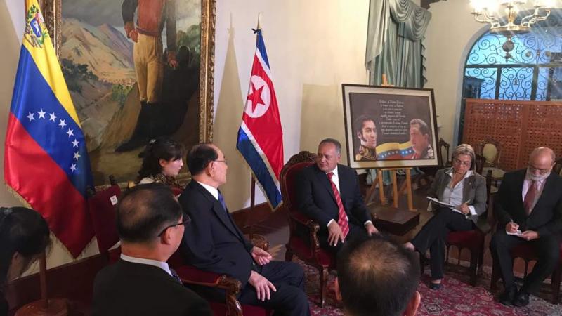 Diosdado dice que visita del presidente de la Asamblea de Corea del Norte es para “resistir y vencer”