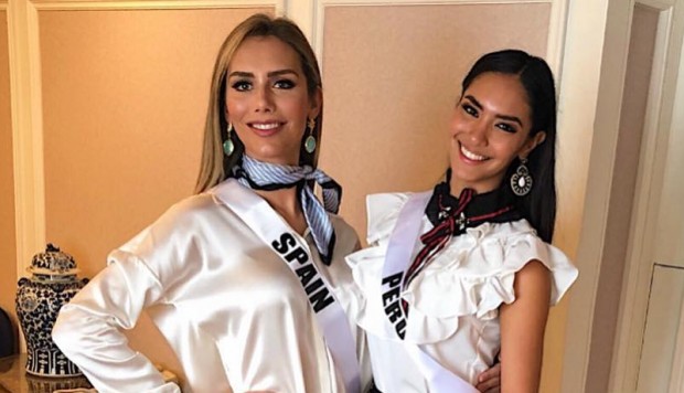 ¡Regia! Ángela Ponce le enseñó a bailar flamenco a Miss Perú