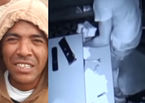 En Perú, un venezolano se escondió en el baño del trabajo por tres horas para robarlo (VIDEO)