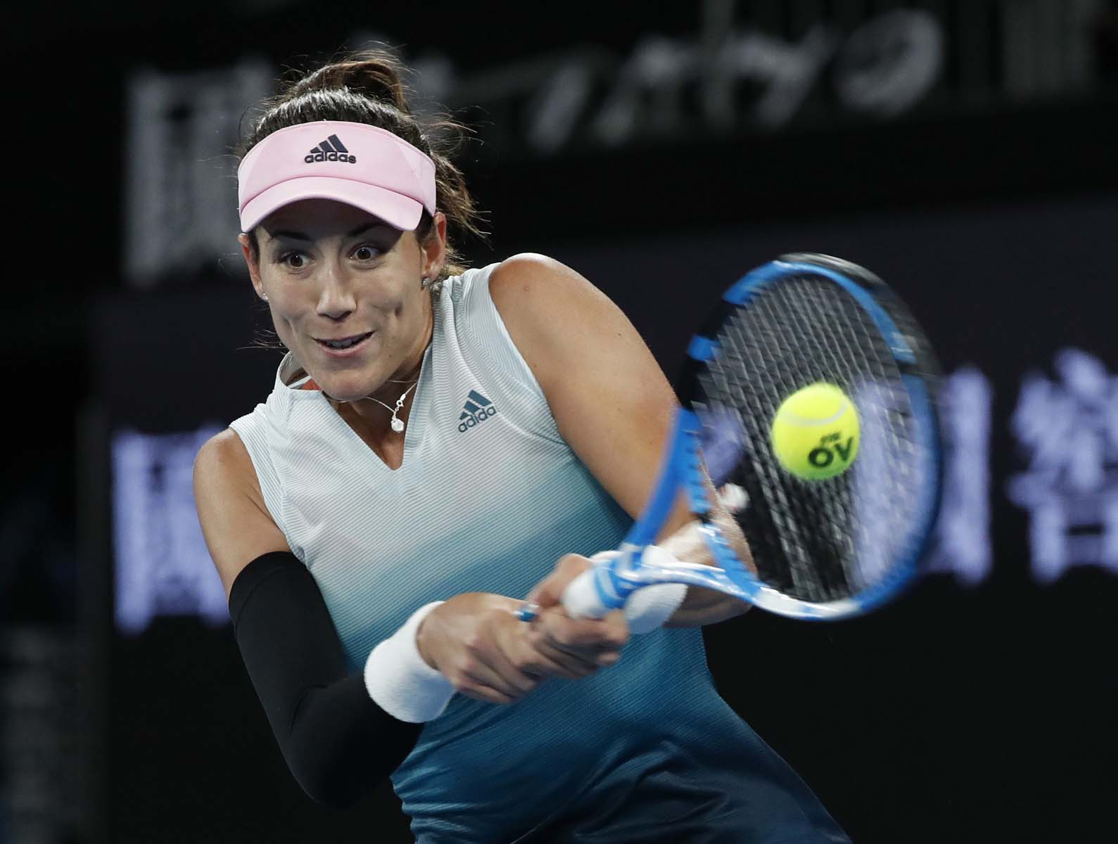 Muguruza avanza en los octavos de final del Abierto de Australia (Fotos)