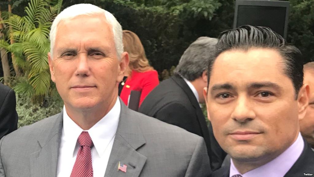 Todo listo para la reunión entre el vicepresidente de EEUU, Mike Pence y Carlos Vecchio