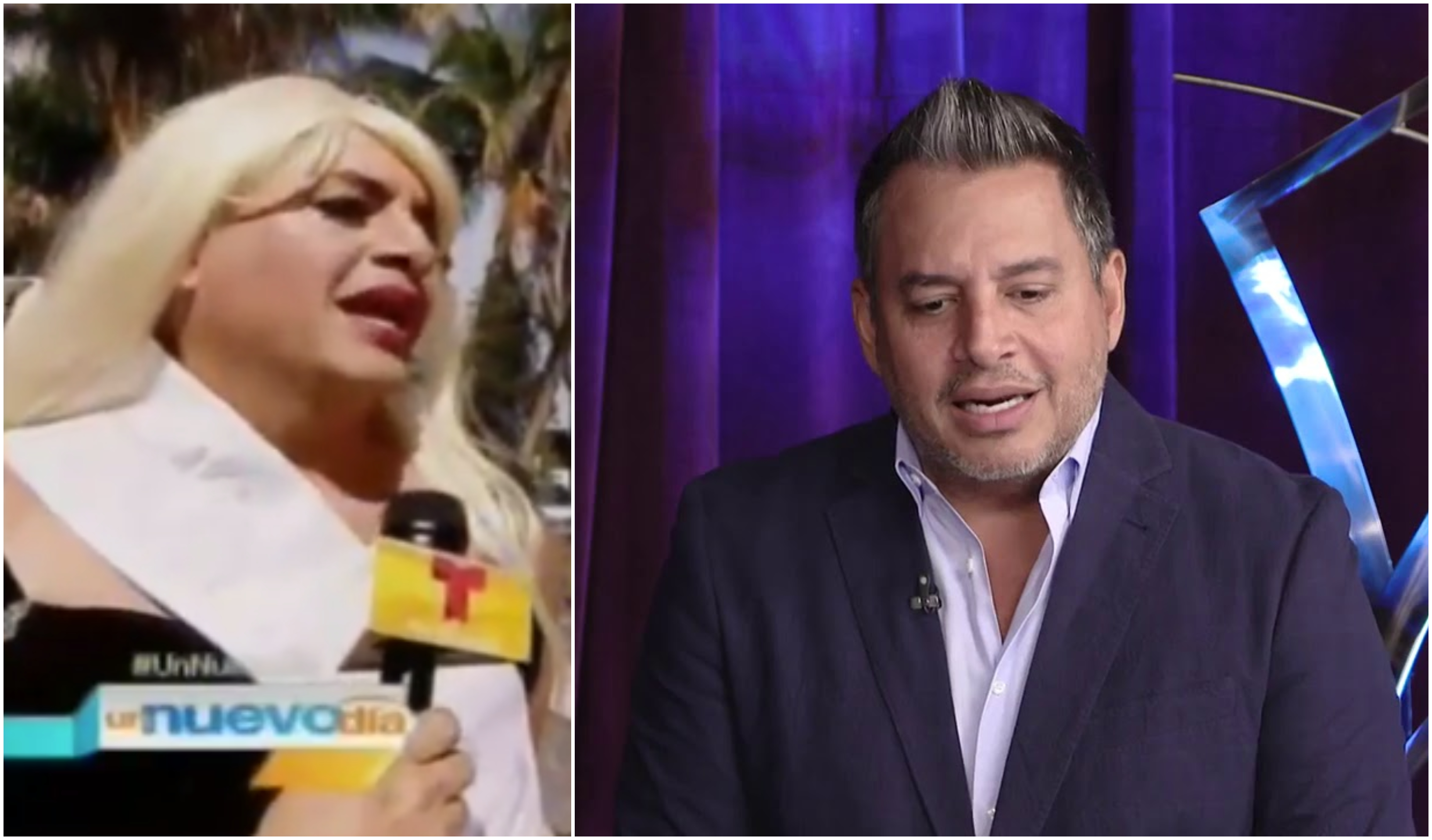 ¿Haciendo lo que critica? Con peluca y maquillaje Daniel Sarcos imitó a una “miss tonta”