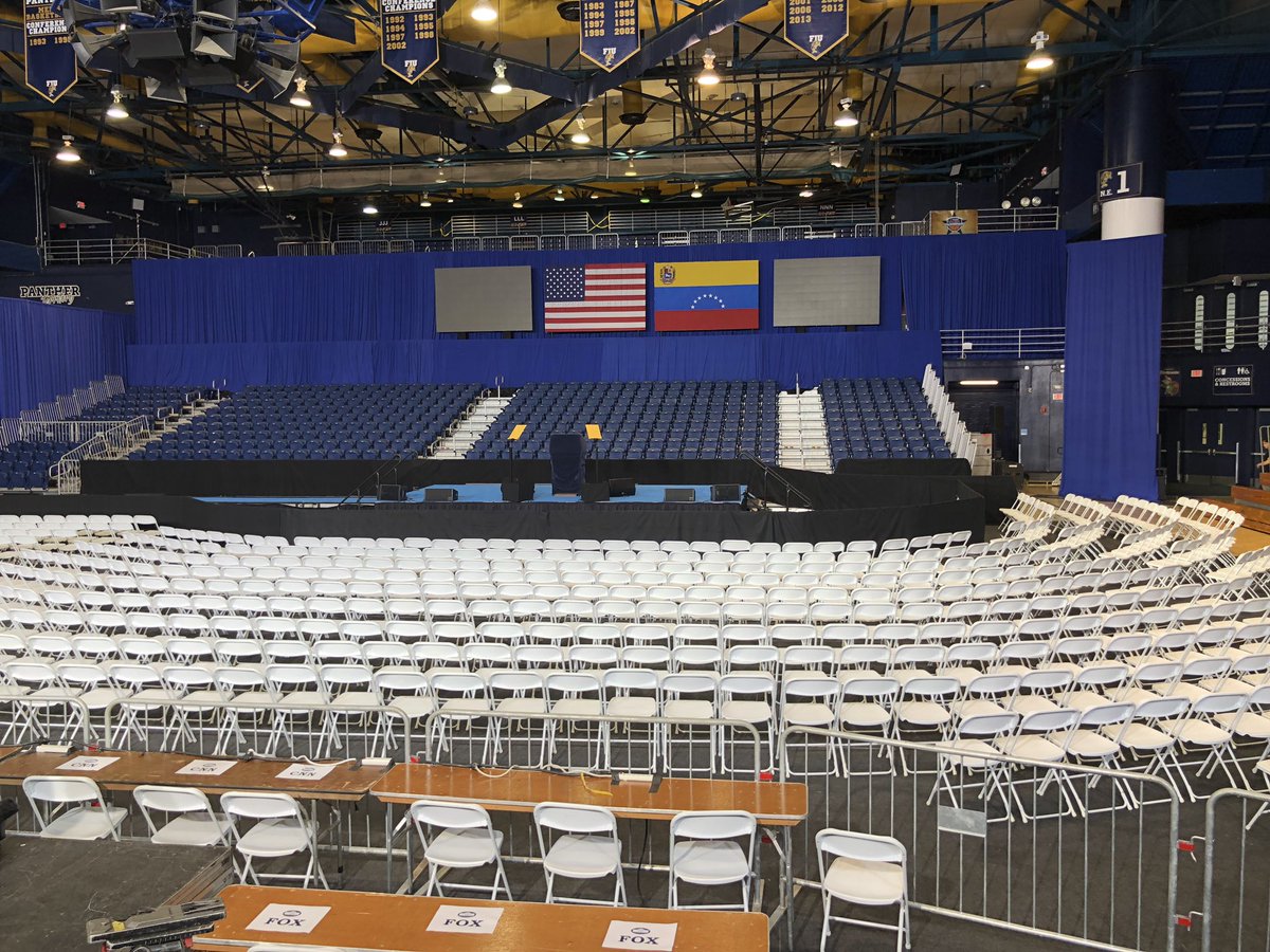 Así se prepara la Universidad Internacional de Florida ante la llegada de Trump (fotos y video)