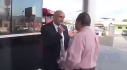 EN VIDEO: La agresión que sufrió venezolano en el exilio por periodista hondureño